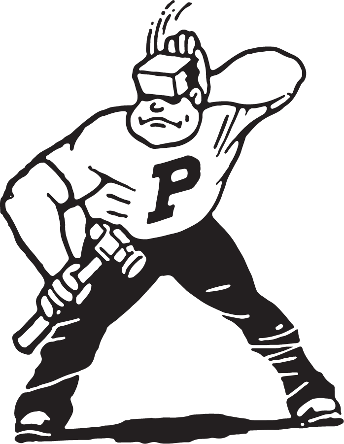 Purdue Boilermakers 1970-1980 Primary Logo diy iron on heat transfer